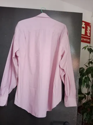 Camisa Crown Corte Inglés Rosa Rayas