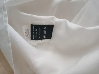 Vestido blanco mujer verano forrado