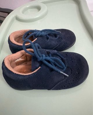 Zapatos niño azul marino