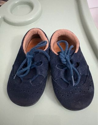 Zapatos niño azul marino