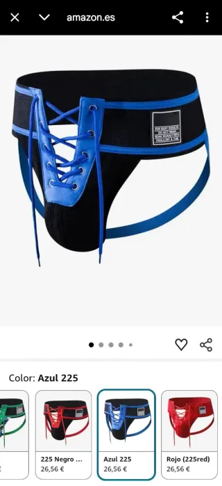 Calzoncillos hombre talla L azul y negro