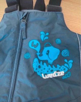 Peto esquí Decathlon 4 años azul