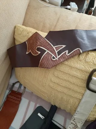 Lote cinturones vintage varios modelos