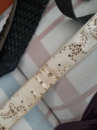 Lote cinturones vintage varios modelos