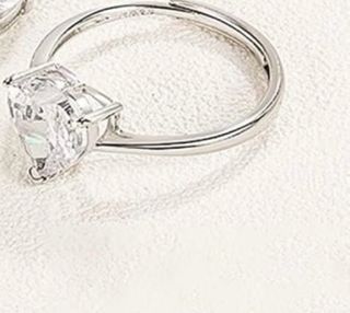 Set 3 pezzi argento 925 cristalli cuore