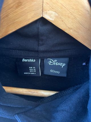 Sudadera Bershka Negra con Estampado