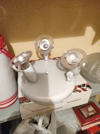 Plafón blanco 3 focos