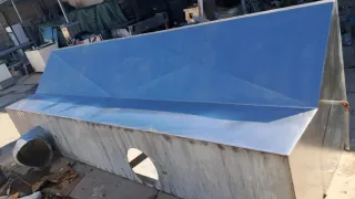 Campana industrial acero inoxidable