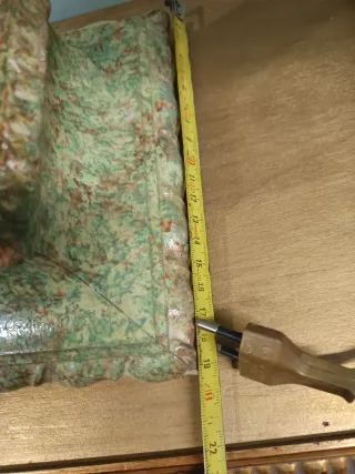 Coppia Lampade Stile Antico Tessuto Floreale