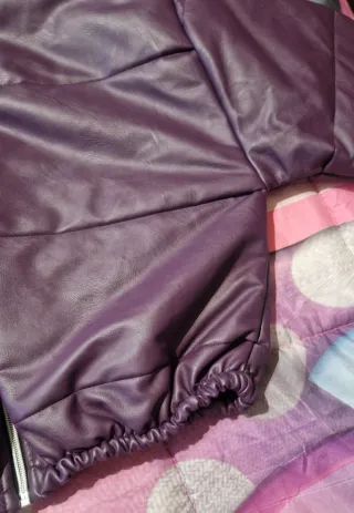 Giacca donna viola corta