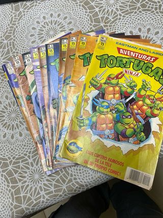 Tebeos tortugas ninja de 1990 de zinco