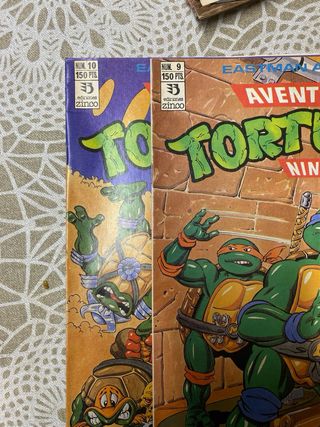 Tebeos tortugas ninja de 1990 de zinco