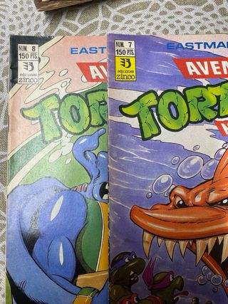 Tebeos tortugas ninja de 1990 de zinco