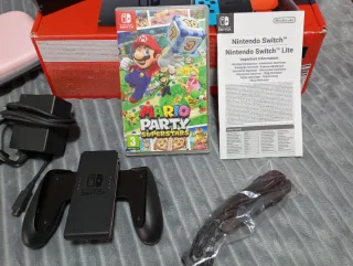 Nintendo Switch Completo + Mario Party