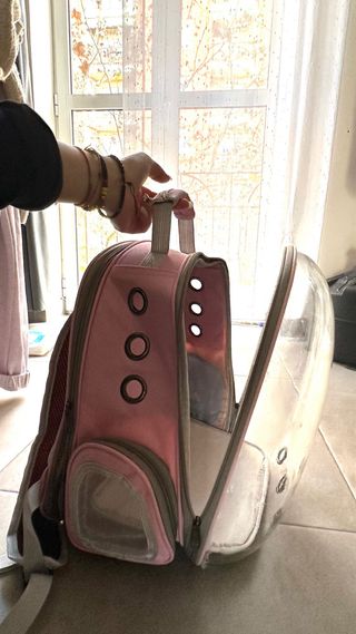 Mochila transportín para mascotas