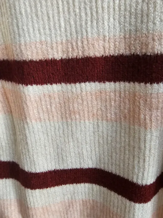 Jersey Springfield rayas beige y rosa