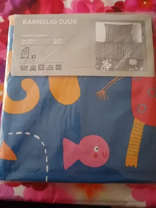 Funda Nórdica Infantil IKEA y funda almohada nueva