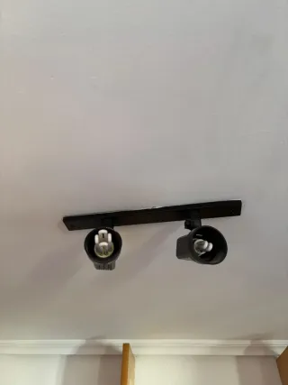 Juego de 4 lámparas para techo