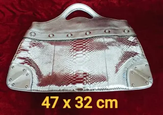 Borsa a mano Gucci argentata