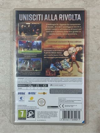 Sonic Forces Nintendo Switch