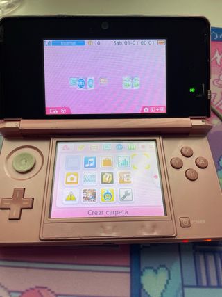 Nintendo 3DS Rosa + Cargador