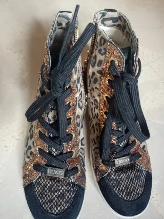 Botines Liu Jo Animal Print y Glitter