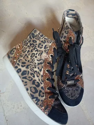 Botines Liu Jo Animal Print y Glitter