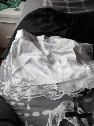 Complementos disfraz camarera negro