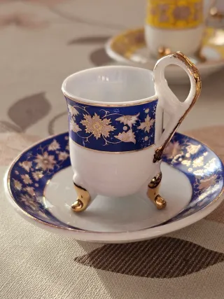 Set 6 Tazzine Venezia Gold Collection mignon