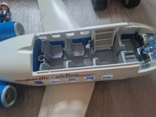 Lote Playmobil Avión y Camiones Bomberos