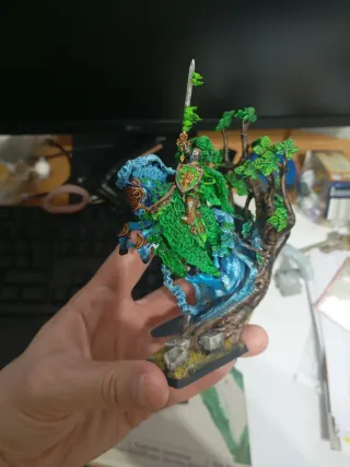 Warhammer Caballero Bretonia Verde