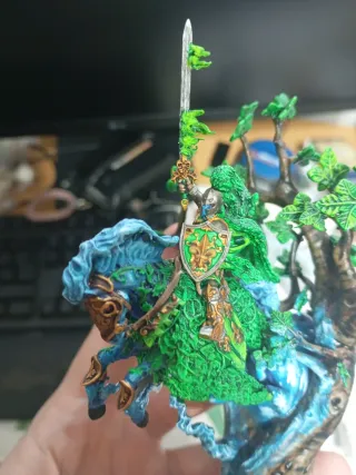 Warhammer Caballero Bretonia Verde