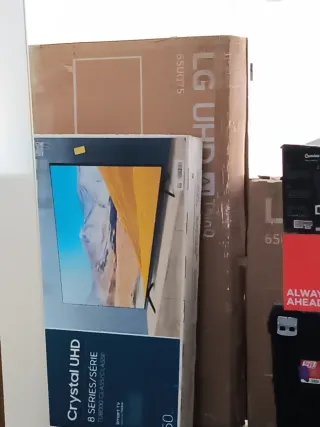 TV Samsung 55 Crystal UHD para piezas