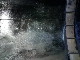 Guardabarros Trasero Piaggio Negro