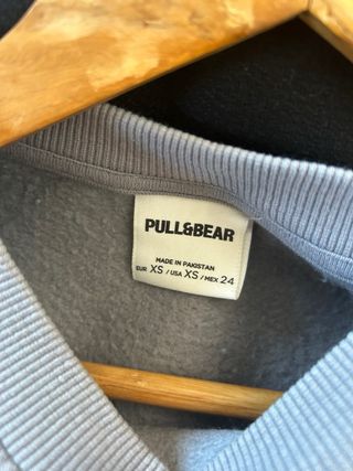Jersey Pull and Bear Gris y Blanco
