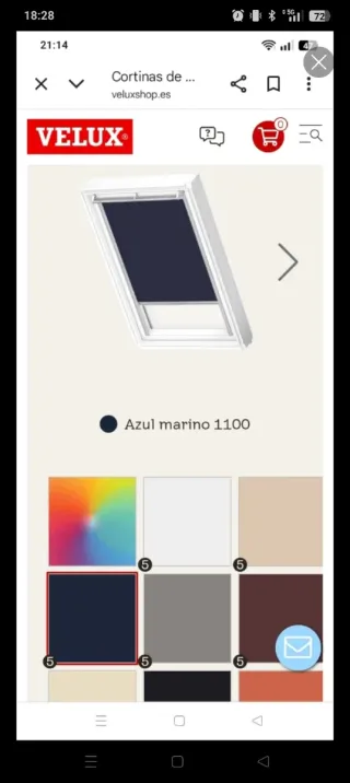 Estor/cortina/persiana Velux DKL C04 6 1100