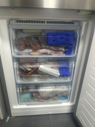 Nevera Combi Bosch 2m Acero Inoxidable