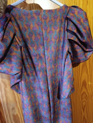 Vestido fiesta estampado