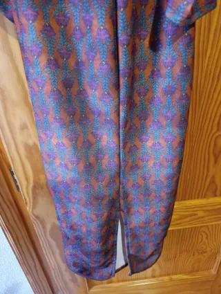 Vestido fiesta estampado