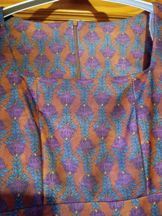 Vestido fiesta estampado