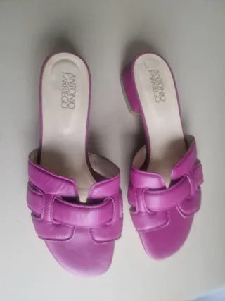 Sandalias Antonio Parrego Fucsia Piel Talla 38