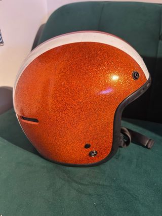 Casco Electric Naranja Brillante