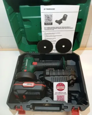 Parkside mini Amoladora Angular Recargable 20 vol