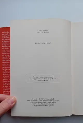 Una mattina di ottobre di Virginia Baily