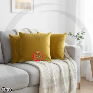 Coppia cuscini arredo in velluto