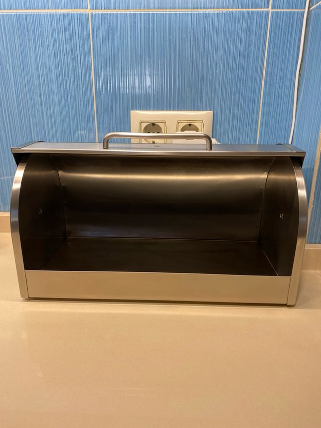 Moderna Panera de Acero Inoxidable y cristal  WMF