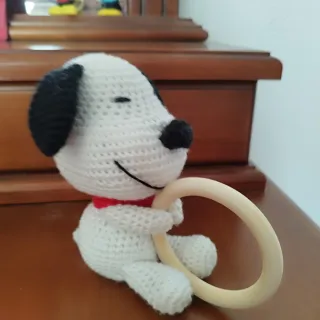 Amigurumi Snoopy hecho a mano