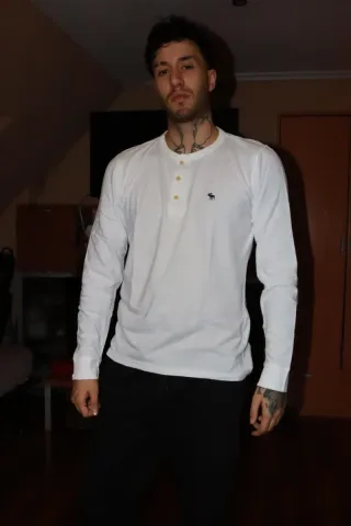 Polo Ralph Lauren Camisa Blanca Manga Larga