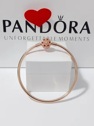 Pulsera Pandora Talla 18 Oro Rosa