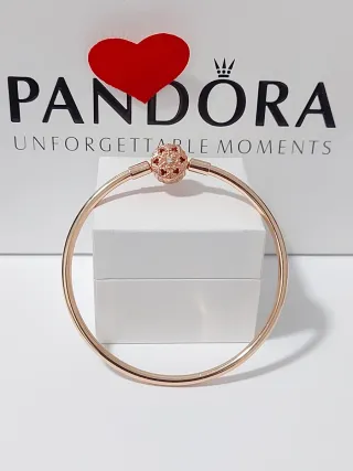 Pulsera Pandora Talla 18 Oro Rosa